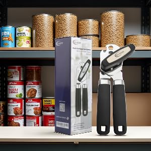 abre latas, handheld can opener, heavy duty, tin opener, easy for seniors, tin opener, abridor latas