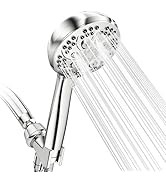 Cosuro 6-Spray High Pressure Handheld Shower Head with Anti-Burst Leak-Proof Stainless Steel Hose...