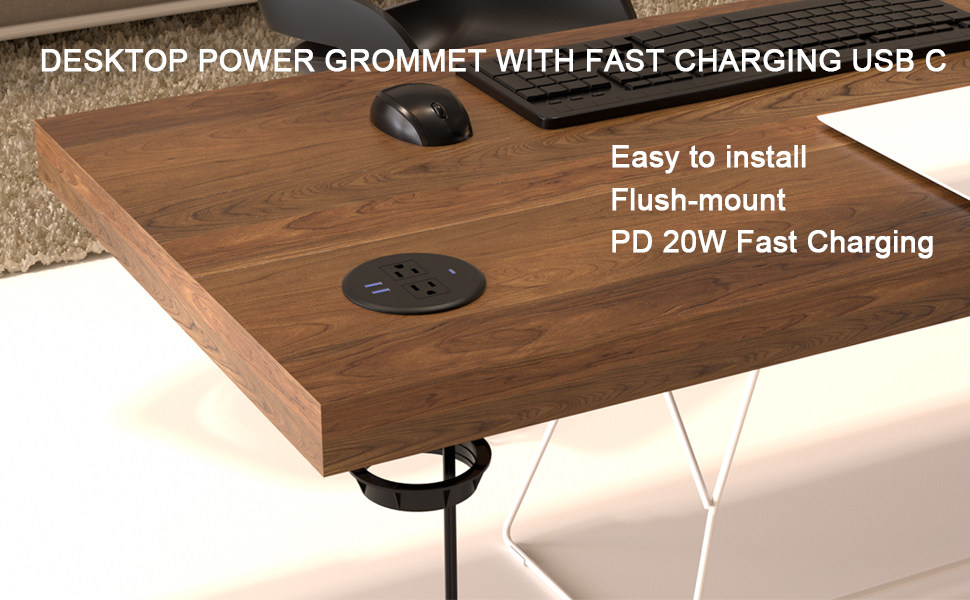 DESKTOP POWER GROMMET