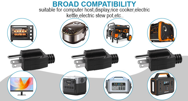 Electrical Replacement Plugs End Extension Cord