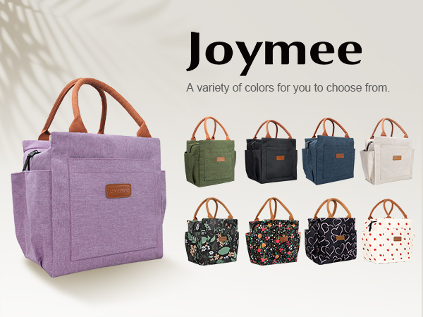 joymee lunch bag women insulated lunch box cooler lunch box large purple lunch bag man lunch tote