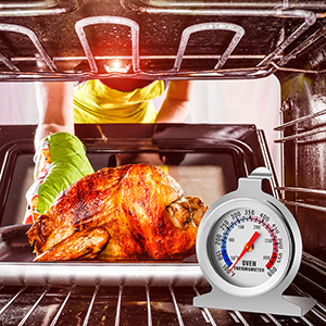stainless steel oven thermometer monitoring oven temperature for foods easy to clean last long life