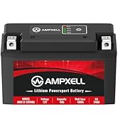 YT7B-BS 240 CCA Lithium Motorcycle Battery 12V 4Ah Replacement YT7B-BS, UT7B-BS Powersport Batter...