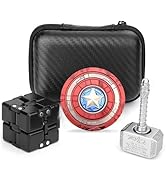 Fidget Spinners Toys 3 Pack for Kids Adults, Sensory Hand Fidget Infinity Cube Block Flippy Chain...