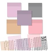 10 Pads Transparent Sticky Note,500Pcs 3x3in,Clear Sticky Notes,See Through Sticky Notes Suitable...