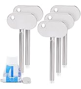 LOVEINUSA Toothpaste Squeezer, 5PCS Metal Tube Roller Squeezer Tube Squeezer Toothpaste Squeezer ...