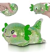 Ssqauvig Axolotl Squishy Toy, Medium Squishy Axolotl Squeeze Toy, Soft Slow Rising Stress Relief ...