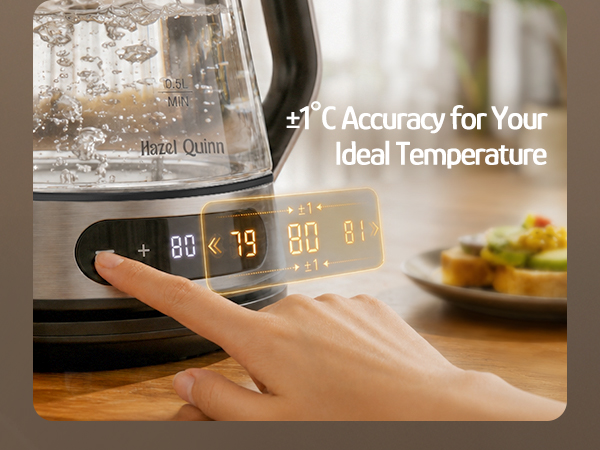 ±1° temperature adjustment