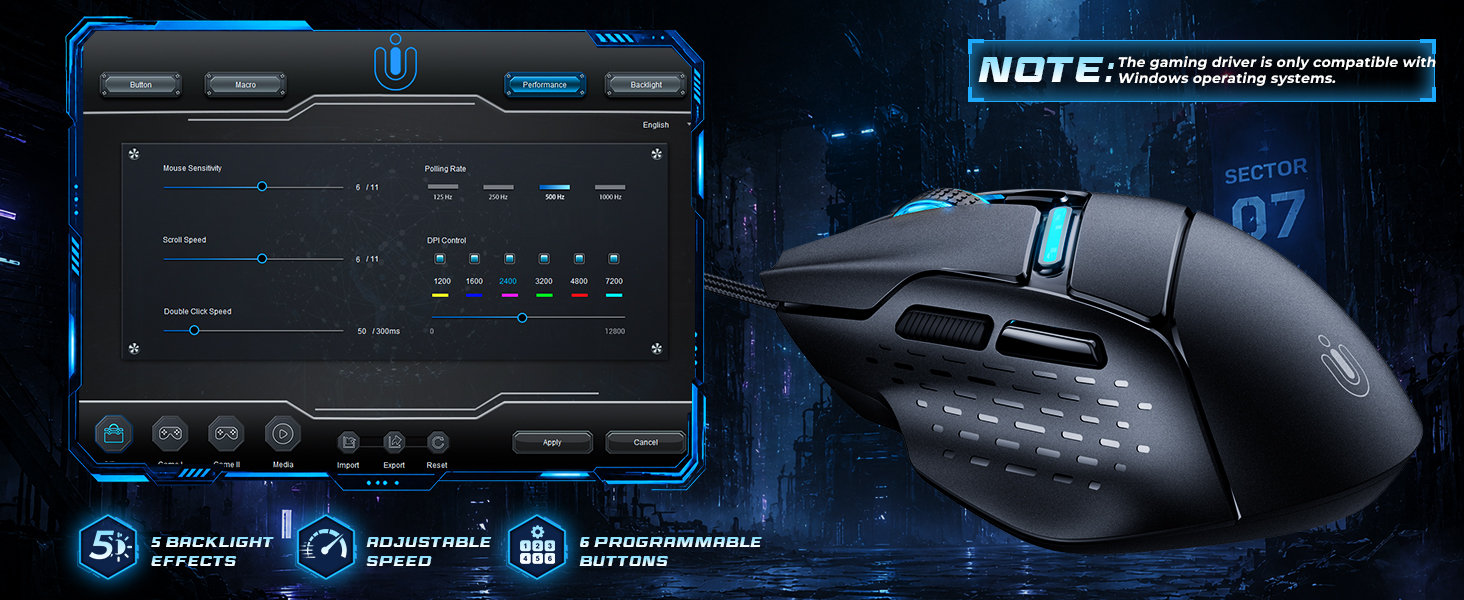 Wired gaming Mouse