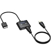 CAMWAY PS2 HDMI Upscaler Adapter - 1080P PS2 to HDMI Converter, RGB/YPbPr Switch,4:3/16:9 Aspect ...