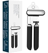 KITCHENDAO Manual Can Opener, Super Sharp Sandvik 12C27 Blade, Handheld Can Opener with Magnet, S...
