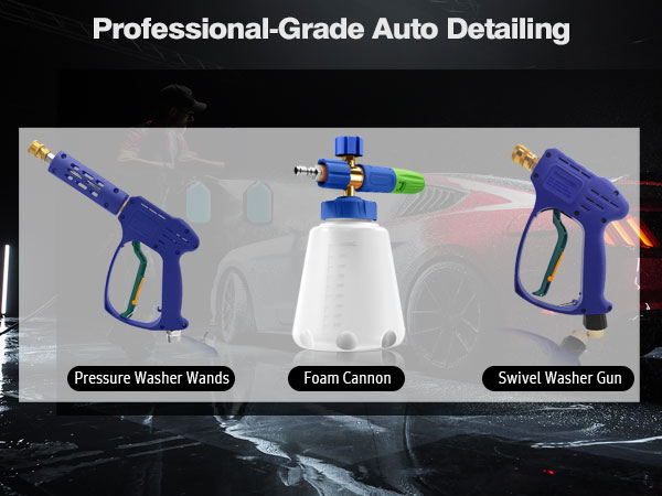 power pressure washer gun wand short foam gun
