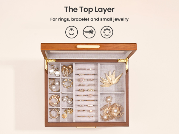 All-in-one Wooden Jewelry Box
