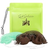 SubSahara African Net Sponge Authentic - 2 Pieces Exfoliating Scrubber for All Skin Types, Ideal ...