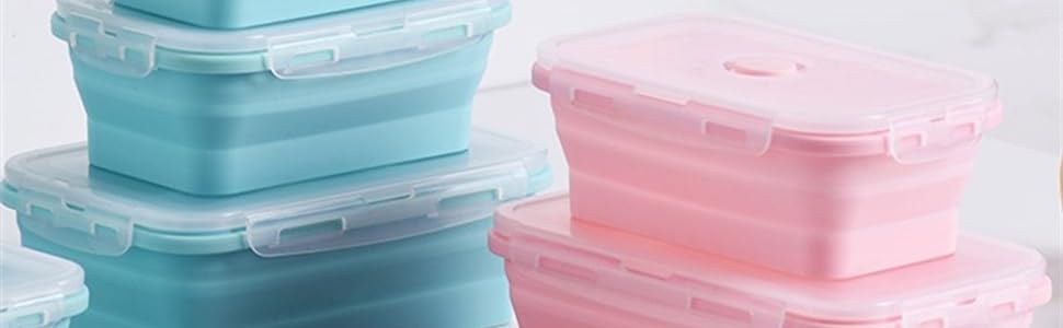 Collapsible Silicone lunch bowl
