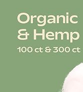 Hempress Organic Cotton Balls with Hemp – Sensitive Skin Cotton & Hemp Balls, Fragrance Free, Chl...