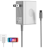 YCCSKY Charger for Nintendo Switch,39W AC Adapter for Switch - Fast Travel Wall Charger with 5FT ...