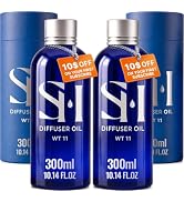ScentHorizon White Tea WT11 Hotel Diffuser Oil Refill, 2 x 10.14 oz (300ml) | Jasmine, White Tea,...