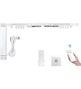 Smart Curtains System, Electric Curtain Track Works with Apple Homekit, Automatic Curtain Opener ...