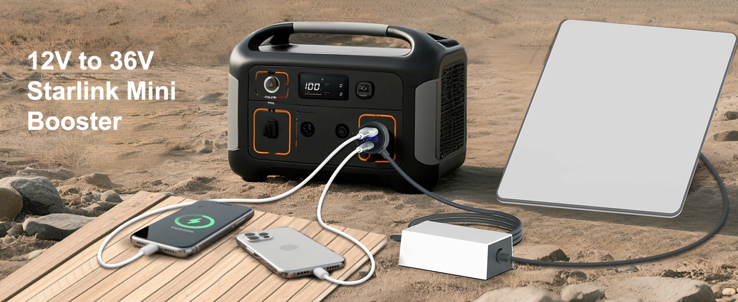starlink mini car adapter
