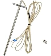 FCCUM RTD RTD Temperature Probe Sensor Grill, Replacement Parts for Traeger Digital Thermostat, T...