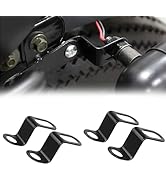 4 PCS Motorcycle Turn Signal Mounting Brackets, Motorcycle Turn Light Support Holder Stand,12mm H...