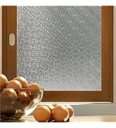 Add.Heres Stained Glass Window Privacy Film, 3D Static Cling Removable Window Clings, Heat Contro...