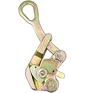 1T Cable Grips Steel 2204lbs Pulling Tool Cable Grip Gripper for Wire Rope Cable Clamp Wire Pulli...