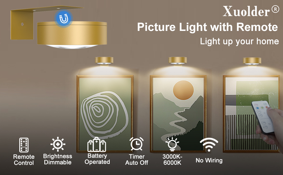 picture light battery operated painting light wireless picture light for wall