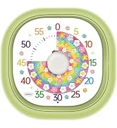 Noubnea Kids Visual Timer, 60 Minute Silent Countdown Clock Timers for Classroom with Colorful Fl...