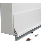 KNEELISA 39”X 1 Pack Rubber Door Sweep for Bottom of Door Exterior & Interior,Silicone Adhesive U...