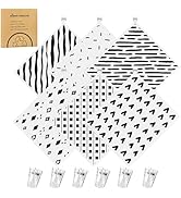 6 Pack Swedish Dishcloths for Kitchen, Absorbent Dish Cloths Swedish Dish Towels with Adhesive Cl...