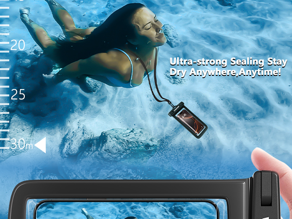 Waterproof phone pouch