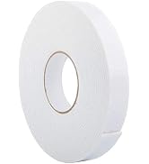 Double Sided White PE Foam Tape-Outdoor and Indoor Heavy Duty Strong Weatherproof Adhesive Tape f...
