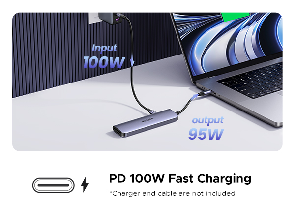 usb c hub dongle 7 in 1 docking station 5gbps usb3.0 mac macbook pro ipad