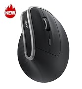 acer Ergonomic Mouse Wireless, Vertical Computer Mouse for Office, Rechargeable Ergo Mice for Rig...