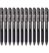 ParKoo Retractable Erasable Gel Pens Twist-Write, Fine Point 0.7 mm, Make Mistake Disappear, 12 B...