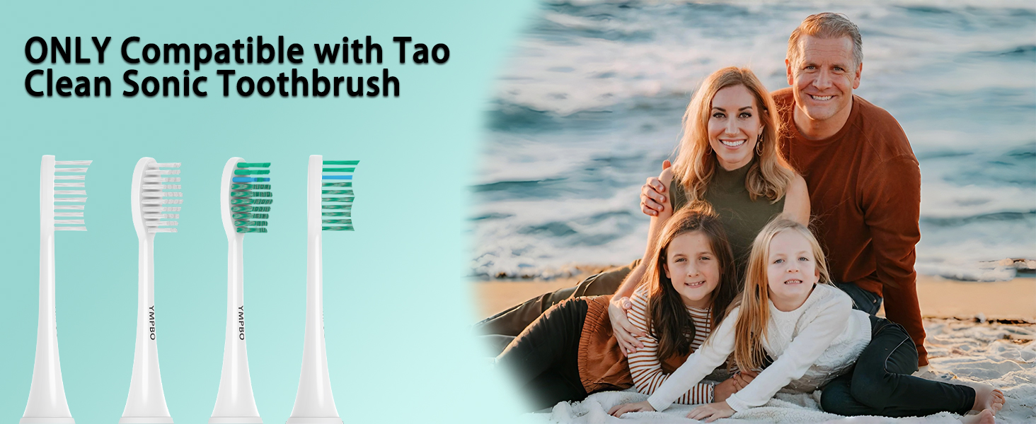 ONLY Compatible with Tao Clean Sonic Toothbrush
