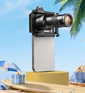 APEXEL 2-in-1 Telephoto Lens & 150mm Macro Lens for | 6X Telephoto and Macro Lens Kit with Univer...