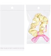 4x6 Inches Hanging Hole Self Sealing Cellophane Bags Self Adhesive, 100 Pieces Clear Resealable C...