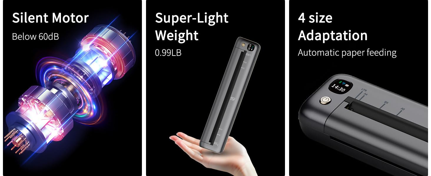 Light and Silent Printing