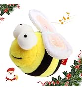 Gigwi Interactive Squeaking Cat Toy,Chirpy Bee Sound Toy for Cats,Melody Chaser Play Squeak Kitte...