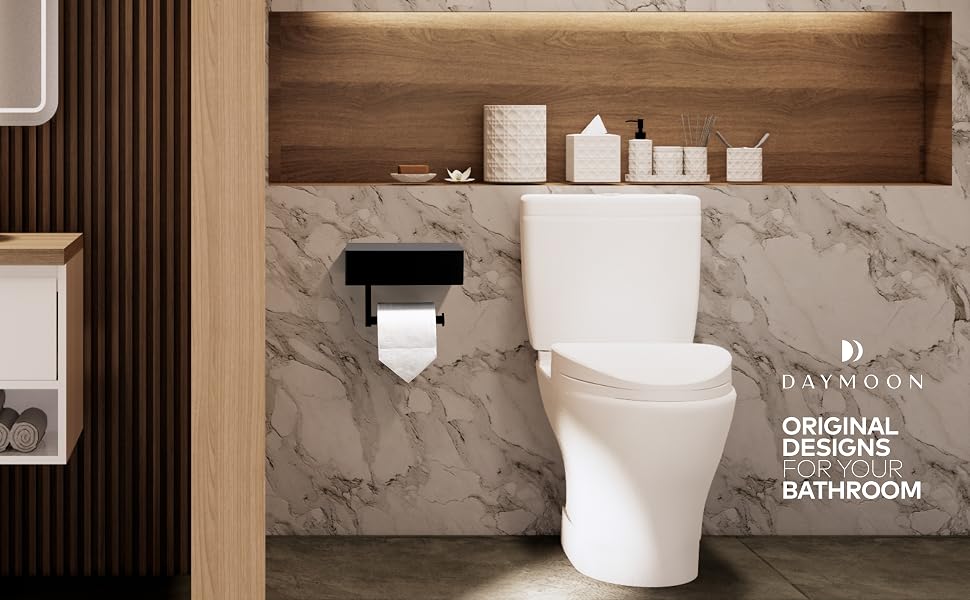 toilet paper holder with storage