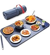 Electric Warming Tray, iTRUSOU Silicone Warming Mat for Food with 7 Level Temp, Switchable Celsiu...