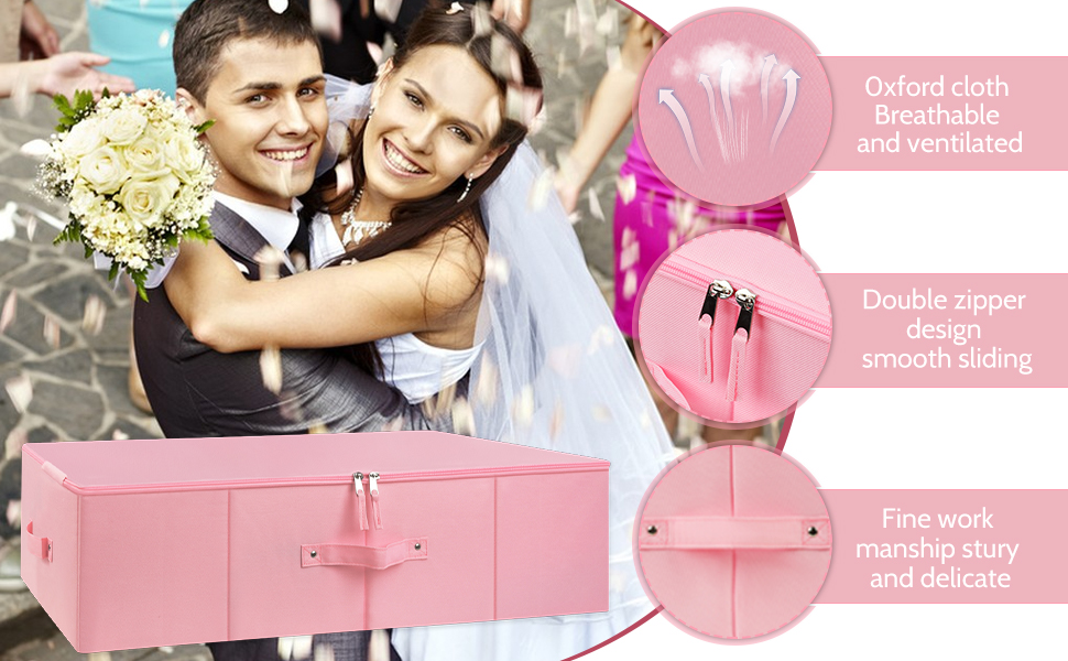 storage box for wedding gown