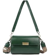 imeetu Genuine Leather Shoulder Bag for Women,Crossbody Bag Purse,Women's Handbags with 2 Detacha...