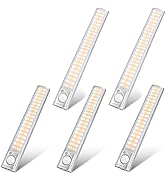 goodland LED Closet Lights Motion Sensor Under Cabinet Lights Indoor Wireless Lighting 3600mAh/18...
