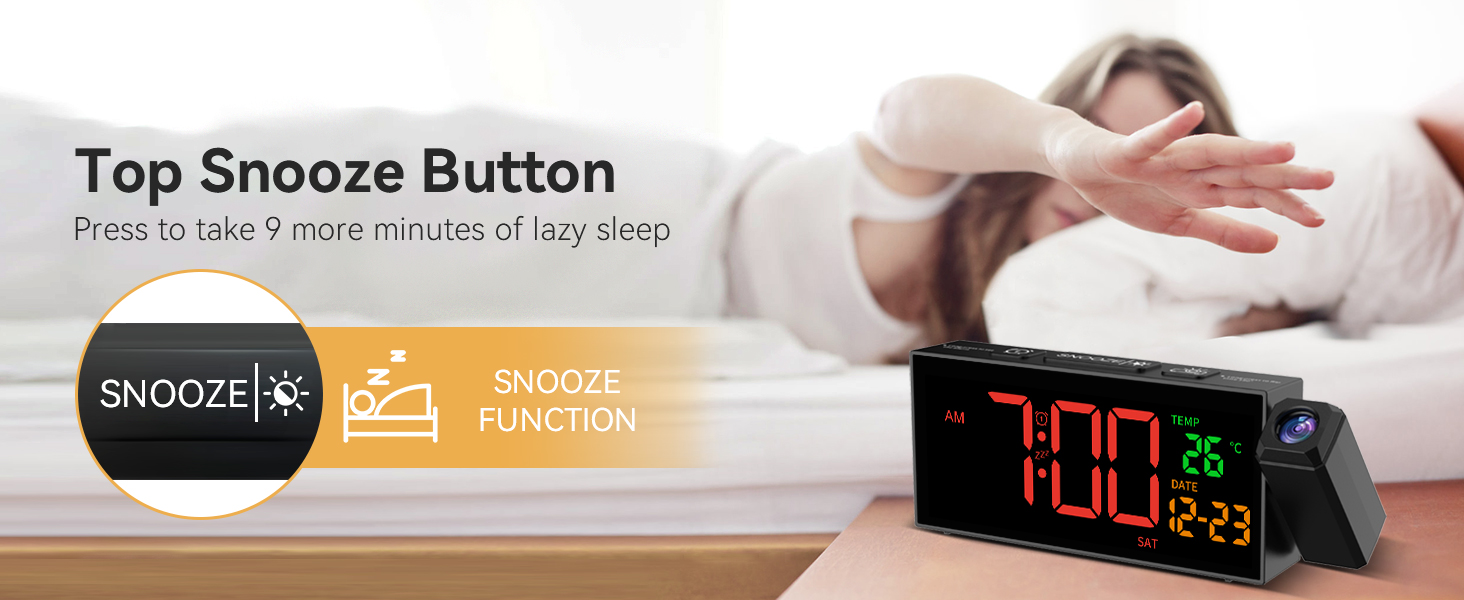 Digital Clock with Snooze Function
