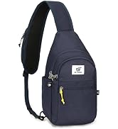 SKYSPER Sling Bag RFID Anti-Theft Crossbody Bag Recycled Travel Cross Body Bag Shoulder Sling Day...