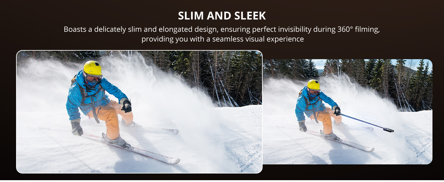 insta360 action invisible selfie stick